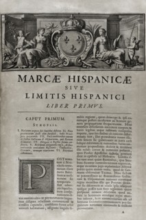 Marca Hispanica sive limitis hispanici. First Book. "Marca Hispanica sive limes hispanicus". Book