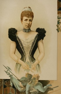 María Cristina de Habsburgo-Lorena (1858-1929). Queen of Spain by her marriage to Alfonso XII