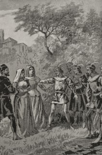 Sicilian Vespers, 1282. Massacre of the French in Sicily. Tradition establishes the origin of the