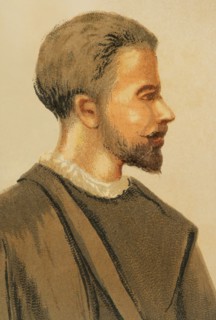 Philipp Melanchthon (1497-1560). German religious reformer. Portrait. Chromolithography. Historia