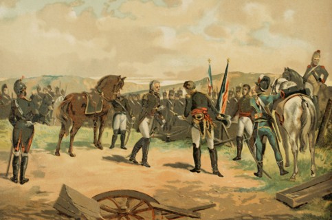 Peninsular War. Battle of Bailen. First victory of the Spanish army led by General Castanos (July