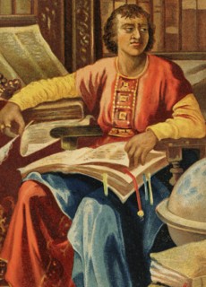 Alfonso X of Castile, called ""The Wise"" (1221-1284). King of Castile and Leon. Portrait. Detail.