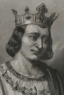 Louis IX or Saint Louis (1214-1270). King of France (1226-1270). Portrait. Engraving by Geoffroy.