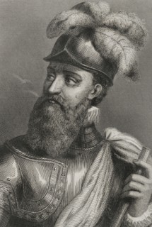 Francisco Pizarro (1478-1541). Spanish conqueror of the Inca empire. Portrait. Engraving. "Historia