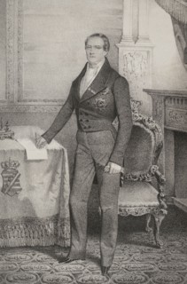 Frederick Augustus II of Saxony (1797-1854). King of Saxony (1836-1854). Portrait. Drawing by