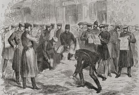 Franco-Prussian War (1870-1871). Siege of Paris (19 September 1870 to 28 January 1871). Fall of a