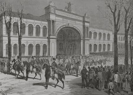 Franco-Prussian War (1870-1871). On 1 March 1871 the Prussian army entered Paris in a symbolic