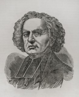 Gaspard Deguerry (1797-1871). French ecclesiastic, parish priest of the Madeleine, executed on 24