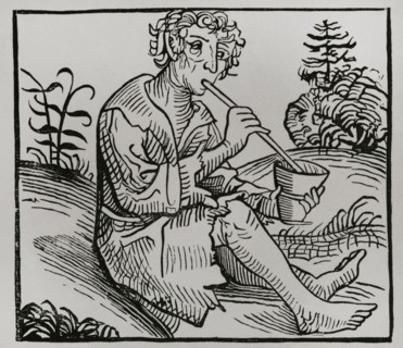 Monsters born from the Deluge. After wood engraving in the ""Chronique de Nuremberg"", printed in