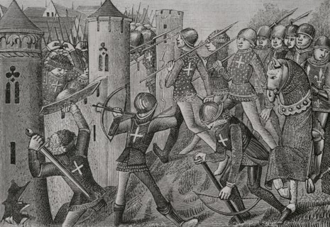 Hundred Years' War (1415-1429). Battle of Jargeau (11-12 June 1429). The French, led by Joan of