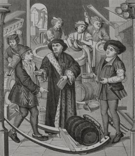 Right of the bishopric of Tournai on beer. Originally this tax was paid in kind. The Chapter