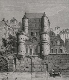 Paris, France. Hotel des Ursins. Built in the 14th century. It was restored in the 16th century.