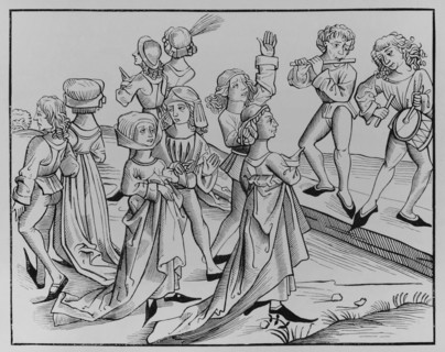 Dancers on Christmas Night punished for their impiety and condemned to dance for a whole year.