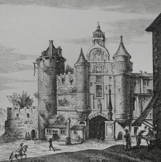 Paris, France. The Grand Chatelet. Fortress built by King Louis VI (1081-1137) on the right bank of