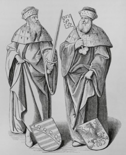 The Duke of Saxony and the Marquis of Brandenburg. Engraving by Viericx after Gerard de Jode