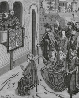 Expulsion of the Jews from Judea in 135 AD by the Roman emperor Hadrian, following the suppression