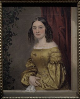 Robert Konstantin Schwede (1806-1871). Baltic German painter. Portrait of Maria Milna, ca. 1833.