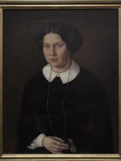Janis Stanislavs Roze (1823-1897). Latvian artist. Portrait of Helena Cimze, 1851. Oil on canvas