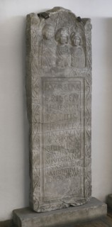 Stele erected by Praepositus Aurelius Crescentius and his wife Vincentia in memory of Aurelia