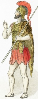 The figure in this illustration, which dates to 1882, represents a warrior living in Asia Minor