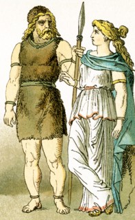The German man and woman pictured here date to around the first century B.C. It was at the same,