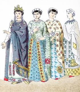 The figures represented here are Byzantines between A.D, 300 and 700. They are, from left to right: