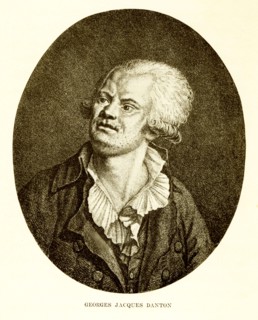 George Jacques Danton (1759 -1794) was a leading figure in the early stages of the French