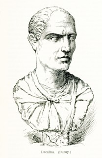This illustration dates to 1897 and is a copy of a bust of Lucullus. Lucius Licinius Lucullus,
