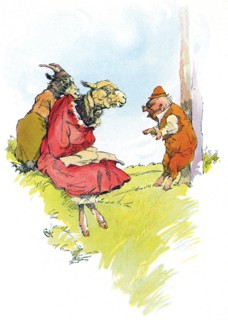 J.M. Conde illustrated the tales of the legendary Greek Fablist Aesop, including the story of the