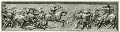 The French caption translates: Jeanne learns that in an attack that begins without her knowledge,