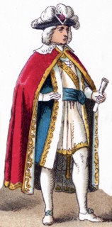 The figure illustrated here represents a French Member of the Directory in the 1790s. The