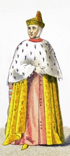 The doge of Venice pictured here is Pietro Gradenigo who served as doge from 1289 to 1311.A doge
