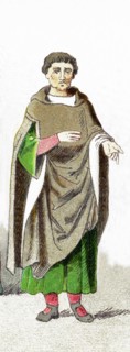 The figure represents a French citizen around A.D. 1300. The illustration dates to 1882.