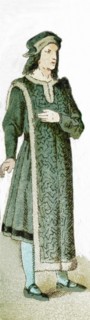 The figure represented here is a German senator between A.D. 1450 and 1500. The illustration dates