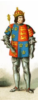 This illustration shows English king Richard III (1483-1485). He was the brother of Edward IV.