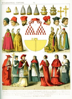 The images here all feature ecclesiastical Costume, from the 11th century through the 19th century.