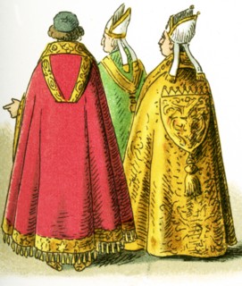 The images here all feature ecclesiastical Costume, from the 11th century through the 19th century.