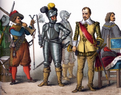 The figures here represent military and nobles from the lands that today comprise Germany. The