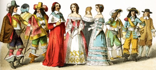 The Figures represented here are all French people living in the 17th century, specifically between