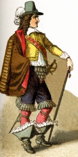 The Figure represented here is a French lord living in the 17th century, specifically between 1600