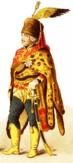 The Figure represented here is the German General Ziethen in the 1700s. The illustration dates to