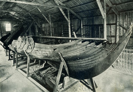 The Gokstad ship was built around 890 AD, at the height of the Viking period. It was a fast and