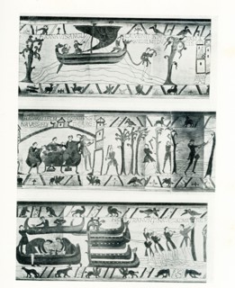 The Bayeux Tapestry is an embroidered cloth nearly 230 feet long and 20 inches tall that depicts