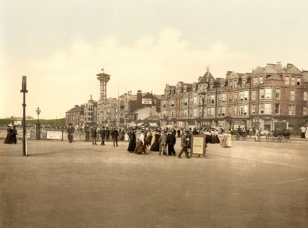 Parade and revolving tower.