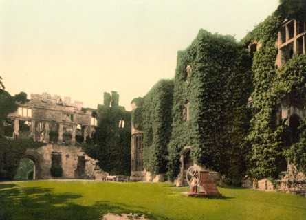 The courtyard.