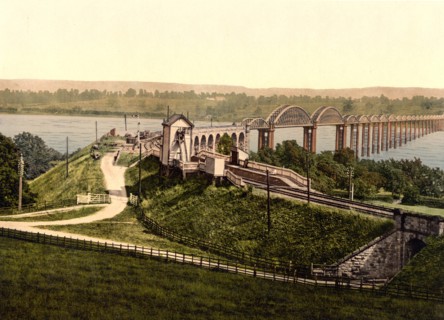 The Severn Bridge.