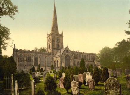 Trinity Church yard.