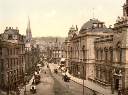 High Street in Bath.