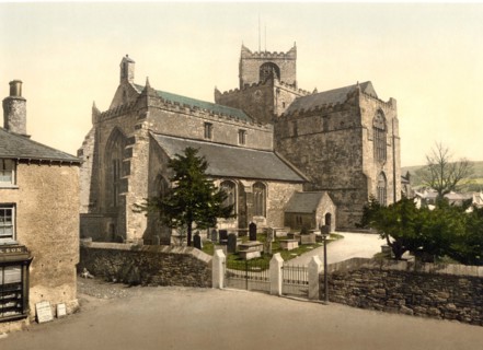 Cartmel church.