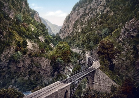 Railroad bridge.